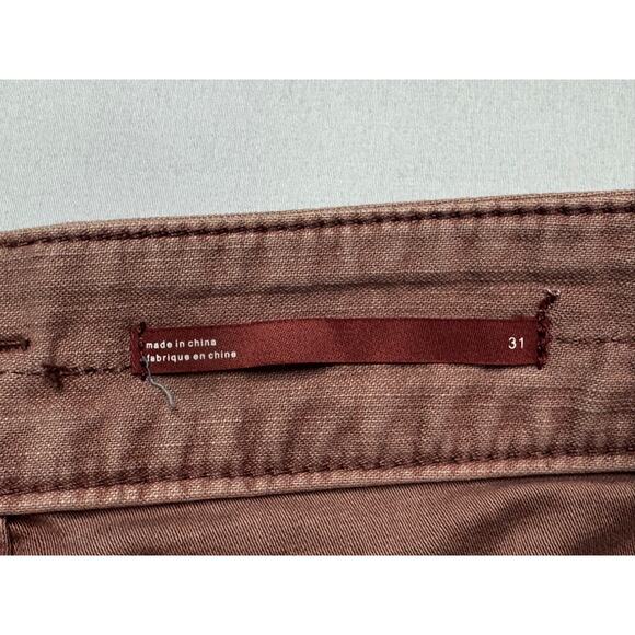 NWT Pilcro by Anthropolgie Women's Pink Barrel Leg Pants - Size 31 (34x26) - Picture 6 of 7